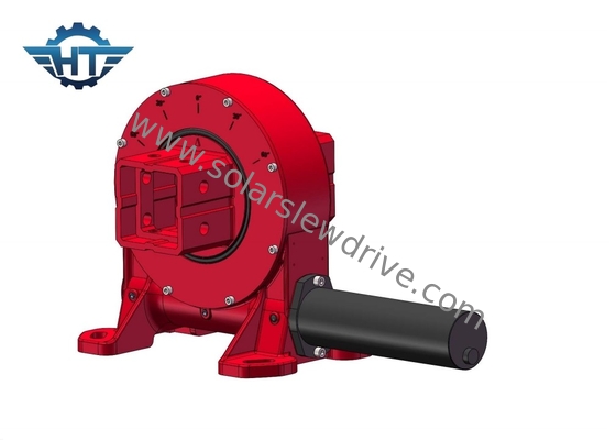 9" Vertical Solar Tracker Slew Drive Gearbox para un solo sistema de seguimiento del sol