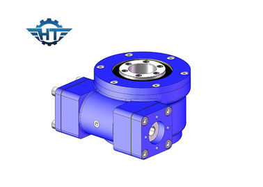 comprar SE5 modelan la impulsión horizontalmente montada de la ciénaga del engranaje de gusano con los motores cepillados DC del engranaje 24V para los perseguidores solares online manufacture