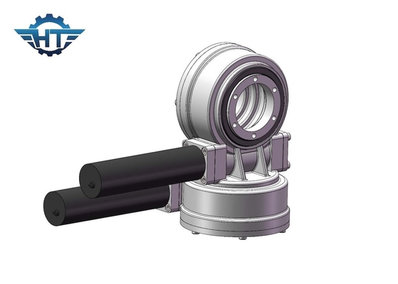 Tracker solar de doble eje giratorio, tractor de retroalimentación con torque de retención de 1800-89000Nm con potencia de 24VDC